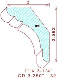 Crown 3-1/4" - 32 Crown 3-1/4" - 32