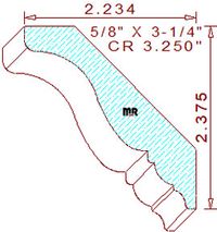 Crown 3-1/4" Crown 3-1/4"