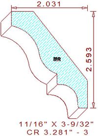 Crown 3-9/32" - 3 Crown 3-9/32" - 3