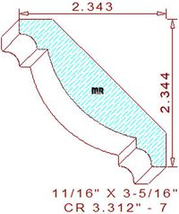 Crown 3-5/16" - 7 Crown 3-5/16" - 7