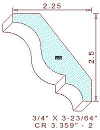 Crown 3-23/64" - 2 Crown 3-23/64" - 2