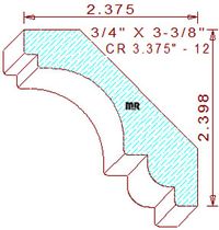 Crown 3-3/8" - 12