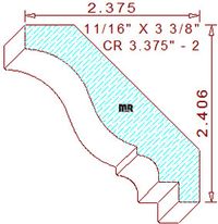 Crown 3-3/8" - 2 Crown 3-3/8" - 2
