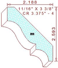 Crown 3-3/8" - 4 Crown 3-3/8" - 4