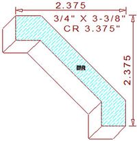 Crown 3-3/8" Crown 3-3/8"
