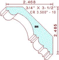 Crown 3-1/2" - 10