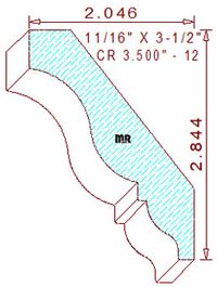 Crown 3-1/2" - 12