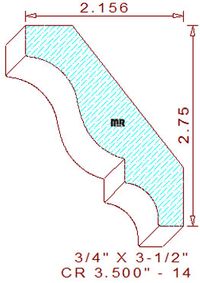 Crown 3-1/2" - 14 Crown 3-1/2" - 14