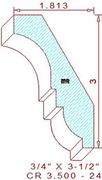 Crown 3-1/2" - 24 Crown 3-1/2" - 24