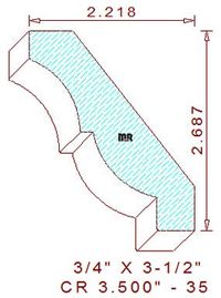 Crown 3-1/2" - 35 Crown 3-1/2" - 35