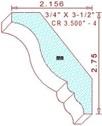 Crown 3-1/2" - 4 Crown 3-1/2" - 4