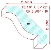 Crown 3-1/2" - 40 Crown 3-1/2" - 40