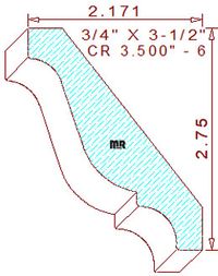 Crown 3-1/2" - 6 Crown 3-1/2" - 6