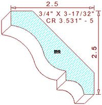 Crown 3-17/32" - 5 Crown 3-17/32" - 5