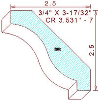 Crown 3-17/32" - 7 Crown 3-17/32" - 7