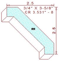 Crown 3-17/32" - 8 Crown 3-17/32" - 8