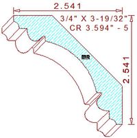 Crown 3-19/32" - 5 Crown 3-19/32" - 5