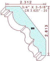 Crown 3-5/8" - 20 Crown 3-5/8" - 20