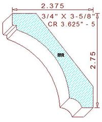 Crown 3-5/8" - 5 Crown 3-5/8" - 5