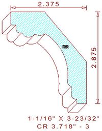 Crown 3-23/32" - 3 Crown 3-23/32" - 3