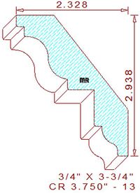 Crown 3-3/4" - 13 Crown 3-3/4" - 13