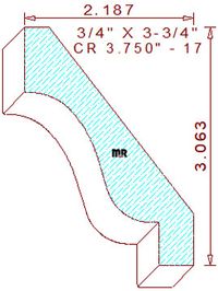 Crown 3-3/4" - 17 Crown 3-3/4" - 17