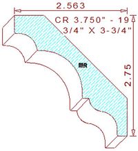 Crown 3-3/4" - 19 Crown 3-3/4" - 19