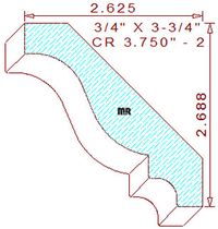 Crown 3-3/4" - 2 Crown 3-3/4" - 2