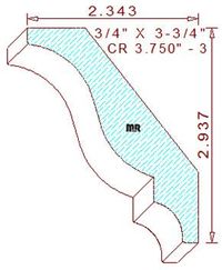 Crown 3-3/4" - 3 Crown 3-3/4" - 3