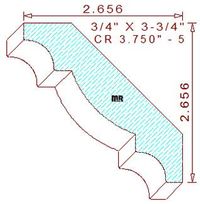 Crown 3-3/4" - 5 Crown 3-3/4" - 5