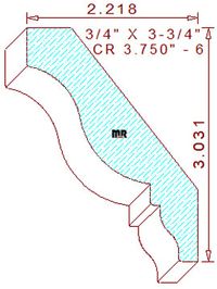 Crown 3-3/4" - 6 Crown 3-3/4" - 6