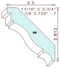 Crown 3-3/4" - 7 Crown 3-3/4" - 7