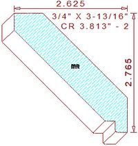 Crown 3-13/16" - 2 Crown 3-13/16" - 2