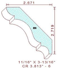 Crown 3-13/16" - 6 Crown 3-13/16" - 6