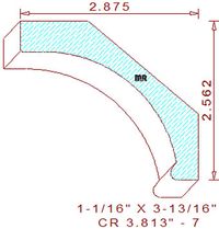 Crown 3-13/16" - 7 Crown 3-13/16" - 7