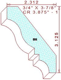 Crown 3-7/8" - 1 Crown 3-7/8" - 1