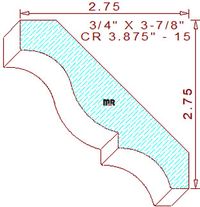 Crown 3-7/8" - 15 Crown 3-7/8" - 15