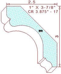 Crown 3-7/8" - 17 Crown 3-7/8" - 17