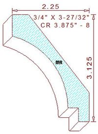 Crown 3-7/8" - 8 Crown 3-7/8" - 8