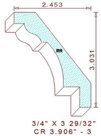 Crown 3-29/32" - 3 Crown 3-29/32" - 3