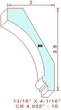 Crown 4-1/16" - 10 Crown 4-1/16" - 10