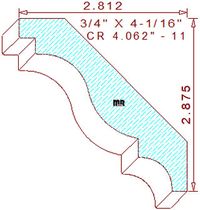 Crown 4-1/16" - 11 Crown 4-1/16" - 11