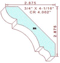 Crown 4-1/16" Crown 4-1/16"