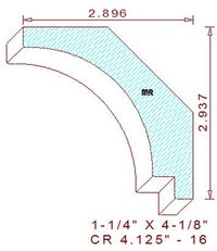 Crown 4-1/8" - 16