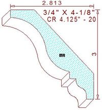 Crown 4-1/8" - 20 Crown 4-1/8" - 20