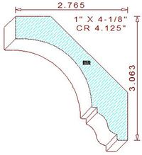 Crown 4-1/8" Crown 4-1/8"