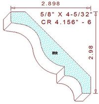 Crown 4-5/32" - 6 Crown 4-5/32" - 6
