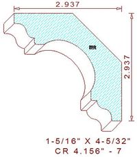 Crown 4-5/32" - 7 Crown 4-5/32" - 7