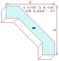 Crown 4-1/4" - 11 Crown 4-1/4" - 11