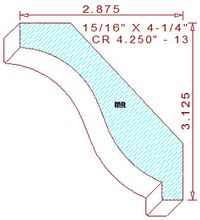 Crown 4-1/4" - 13 Crown 4-1/4" - 13